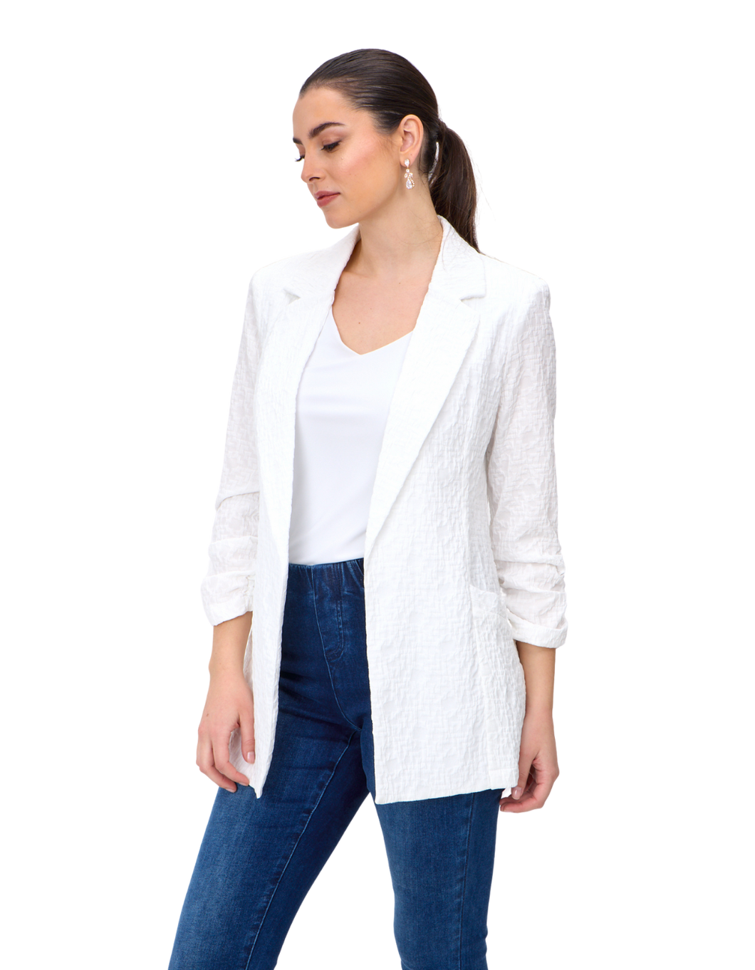 JOSEPH RIBKOFF Blazer Open Front