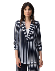 JOSEPH RIBKOFF Stripe Jersey Blazer