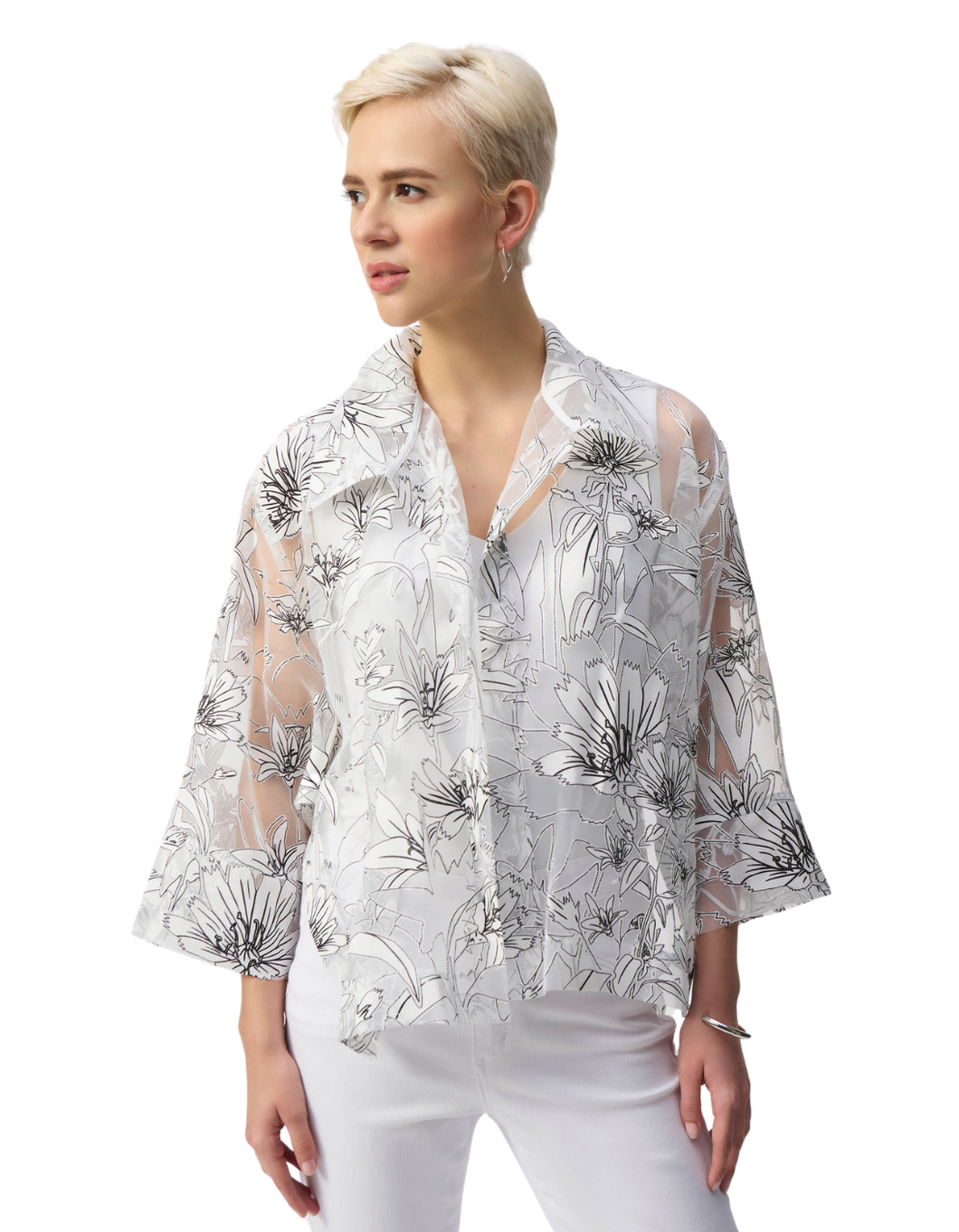 JOSEPH RIBKOFF Sheer Cover Up