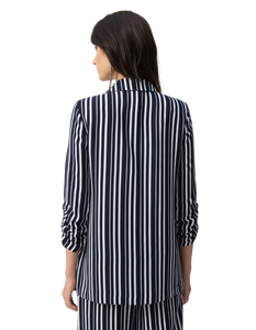 JOSEPH RIBKOFF Stripe Jersey Blazer