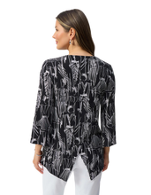 Load image into Gallery viewer, JOSEPH RIBKOFF Printed Top with Sparkle Zipper
