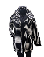 Load image into Gallery viewer, OOPERA  Striped Raincoat
