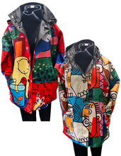 Load image into Gallery viewer, OOPERA  Printed Raincoat - Reversible
