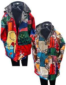 OOPERA  Printed Raincoat - Reversible